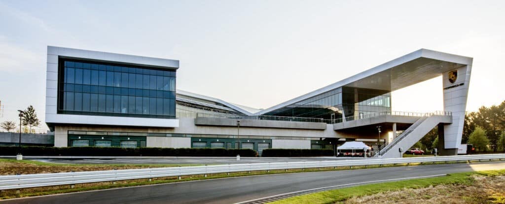 Porsche Cars North America Experience Center and Headquarters - Kawneer