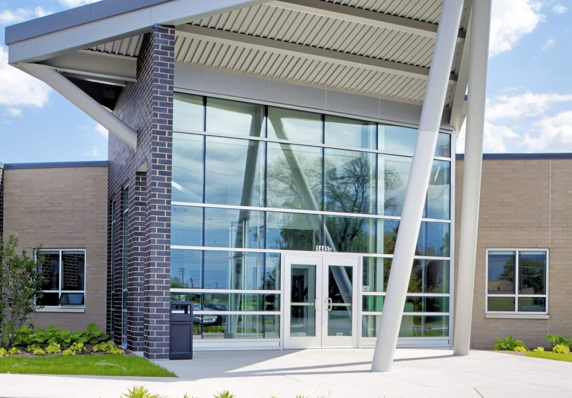 Glassvent Windows for storefront framing