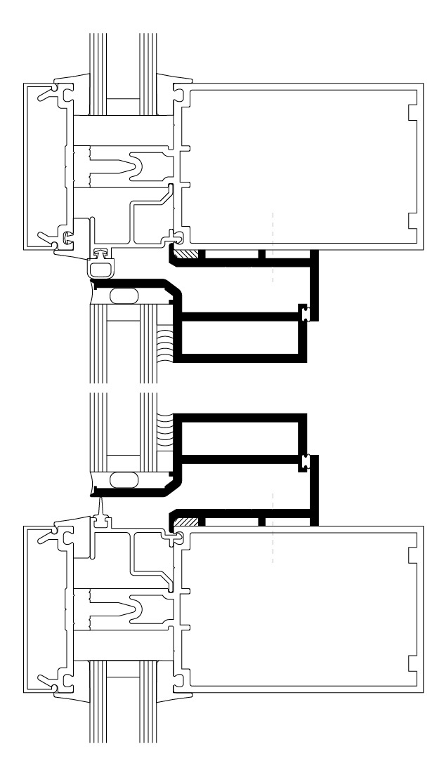 GLASSvent Windows For Curtain Wall