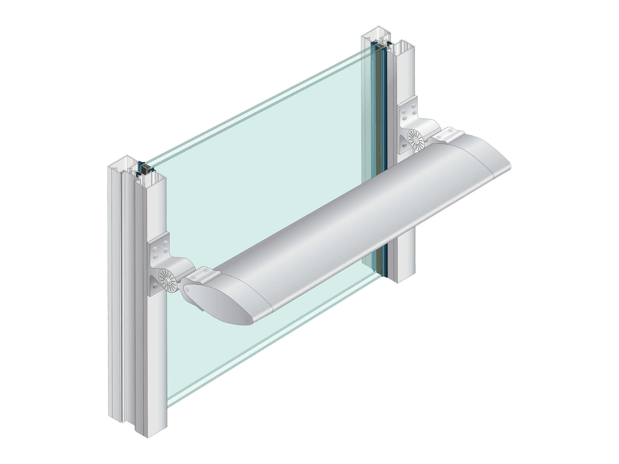 Versoleil SunShade - Single Blade System - Storefront