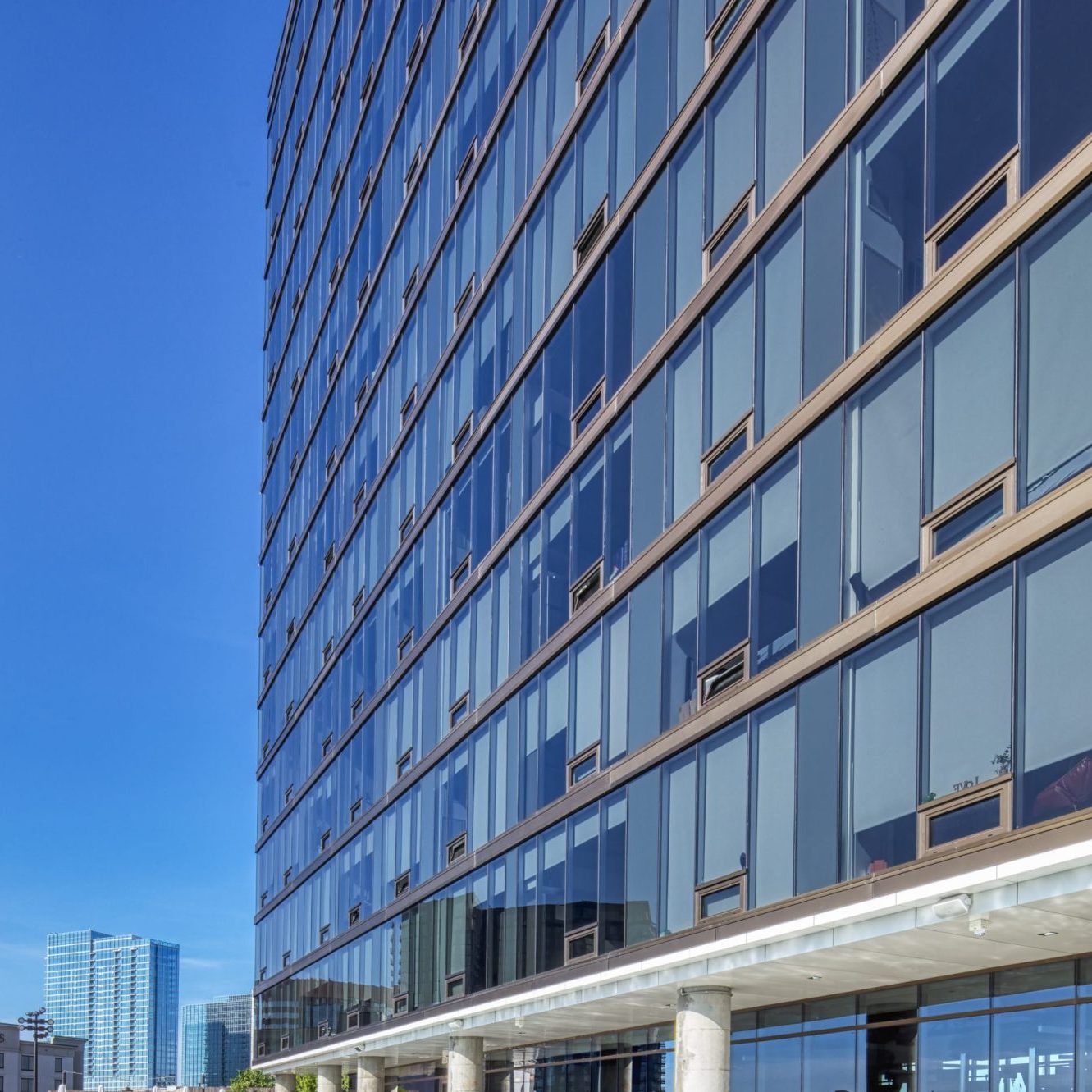 Kenect Nashville Apartments, Window Wall System, Kawneer