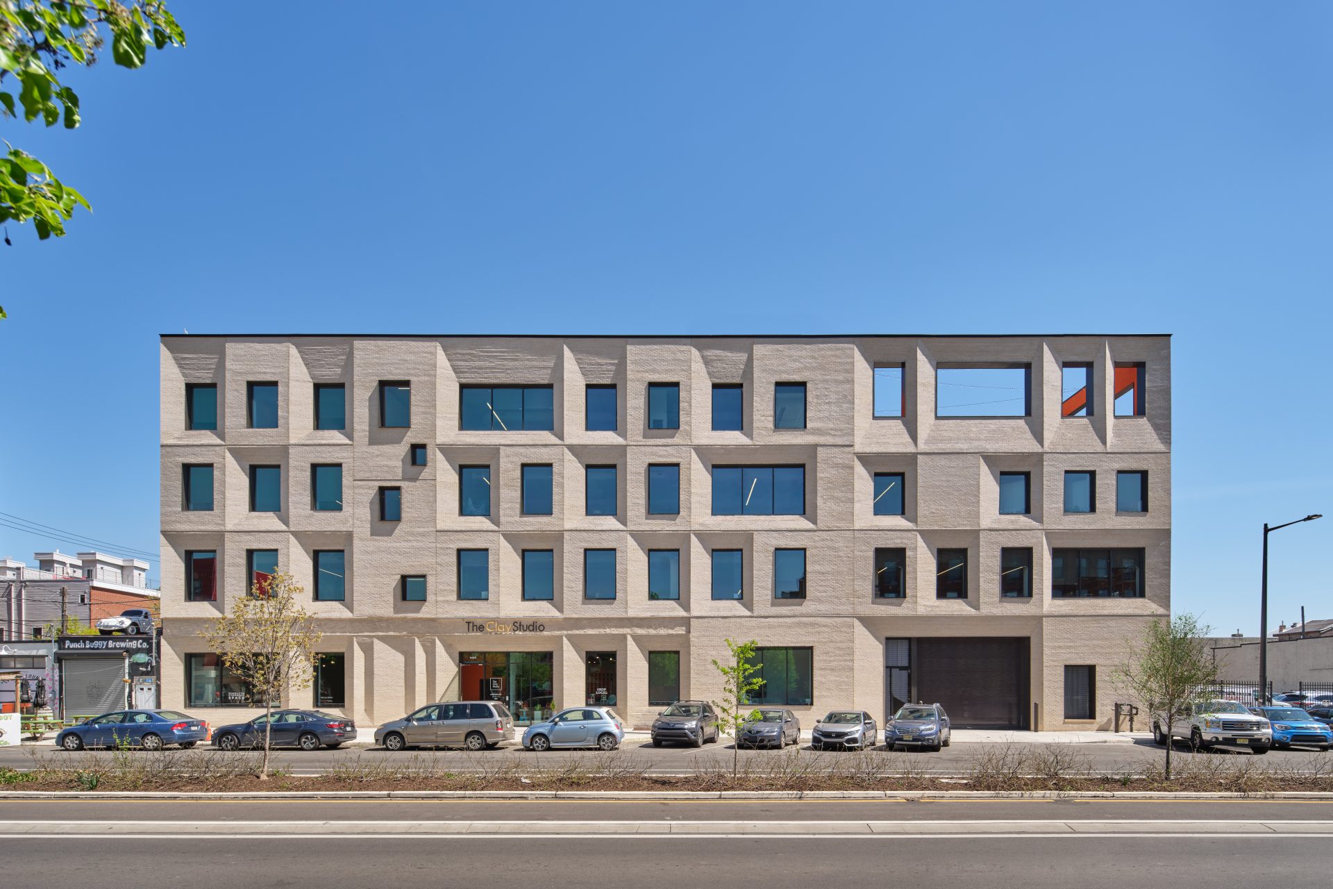 The Clay Studio, Philadelphia, Pennsylvania, USA, Kawneer Company, Inc. Arts and Leisure Sector Projects Trifab 601T framing system, 500 wide stile entrances, trifab versaglaze 450