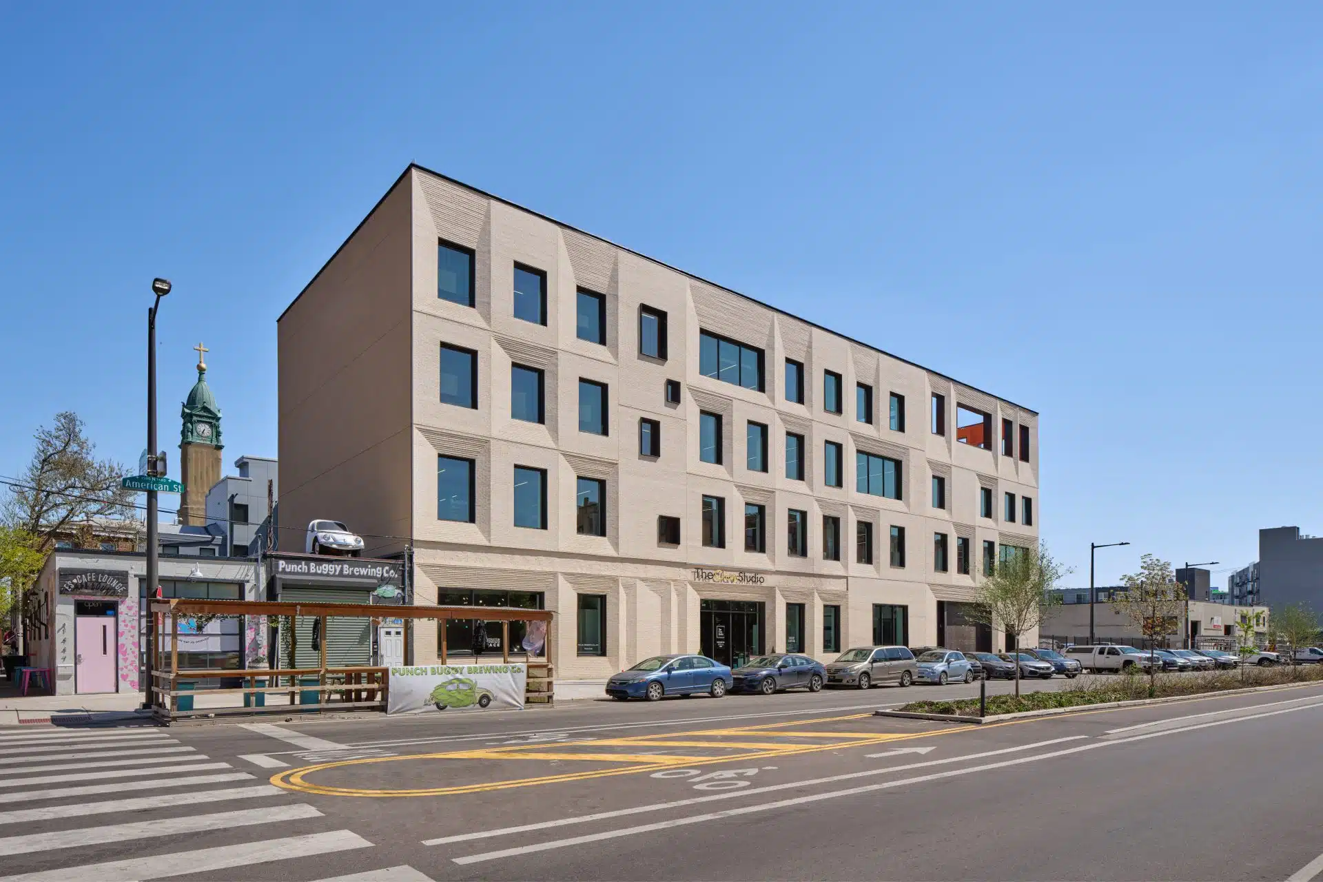 The Clay Studio, Philadelphia, Pennsylvania, USA, Kawneer Company, Inc. Arts and Leisure Sector Projects Trifab 601T framing system, 500 wide stile entrances, trifab versaglaze 450