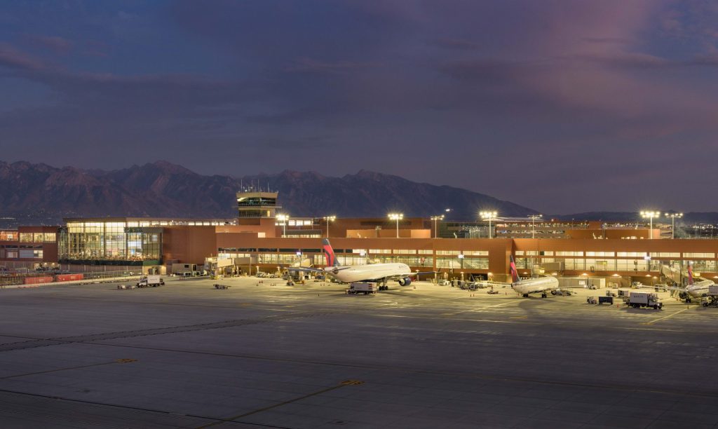 salt lake city international airport kawneer