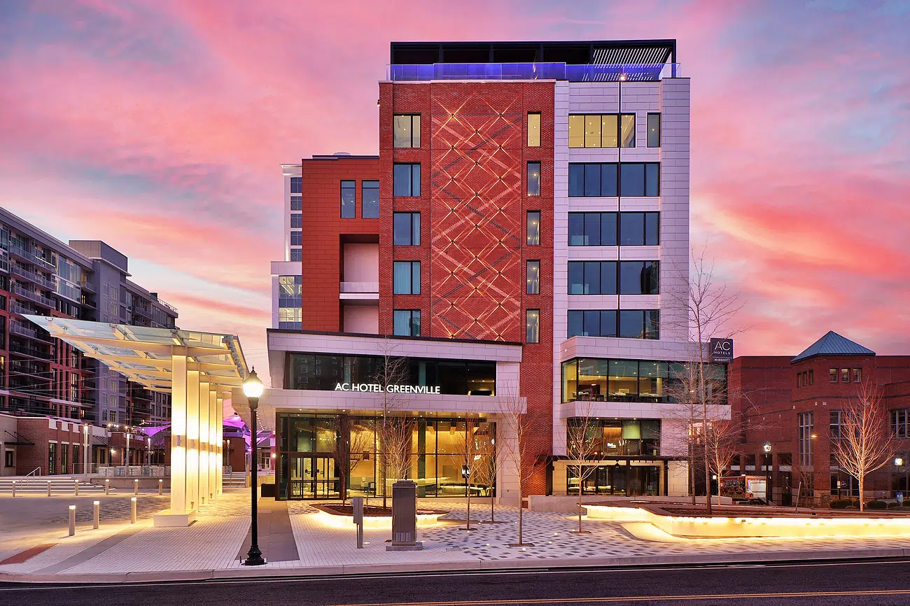 AC Hotel Greenville South Carolina Kawneer Arts & Leisure Projects