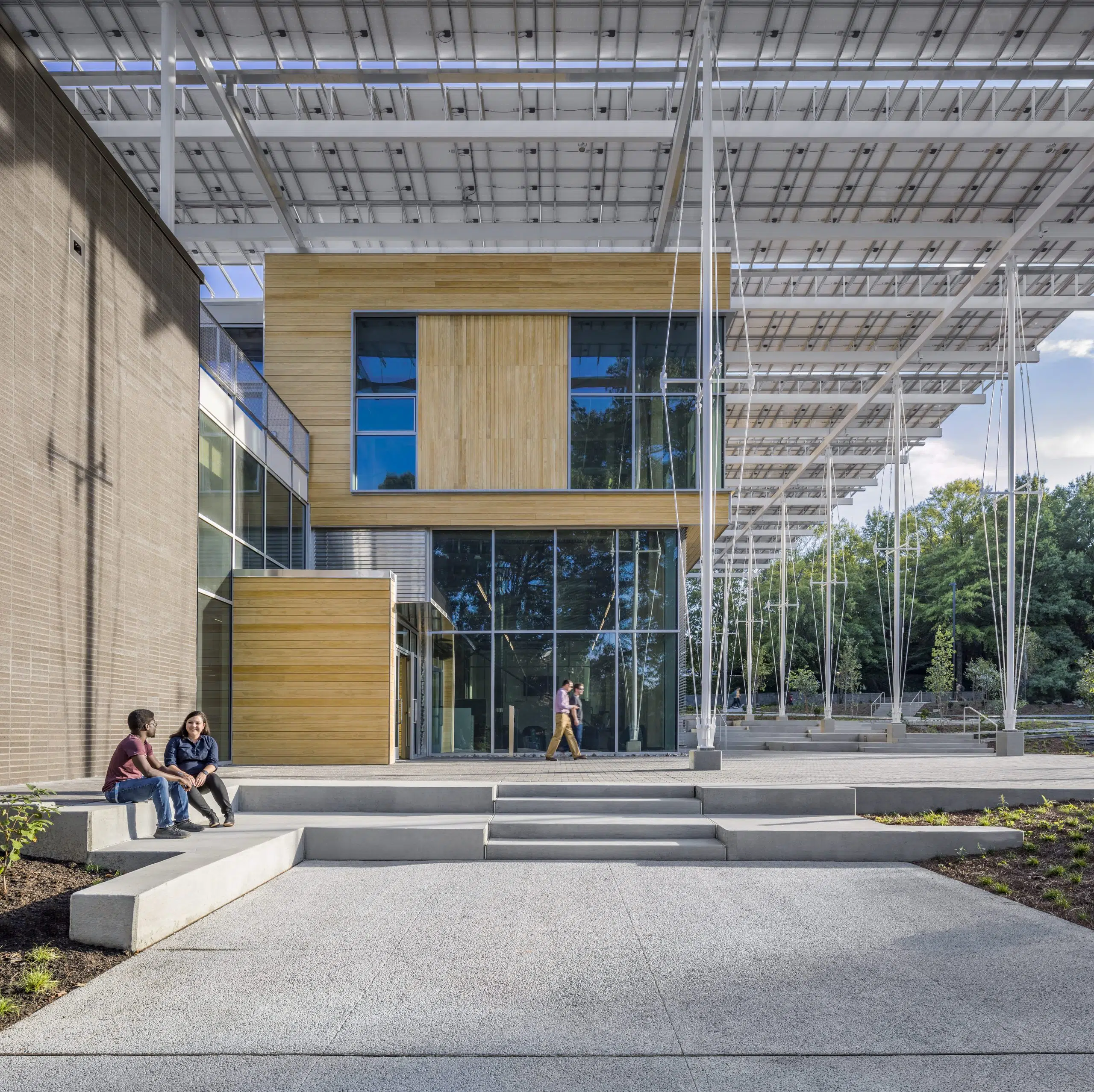 georgia tech The Kendeda Building for Innovative Sustainable Design Kawneer curtain wall storefront framing entrances aluminum sustainability framing systems