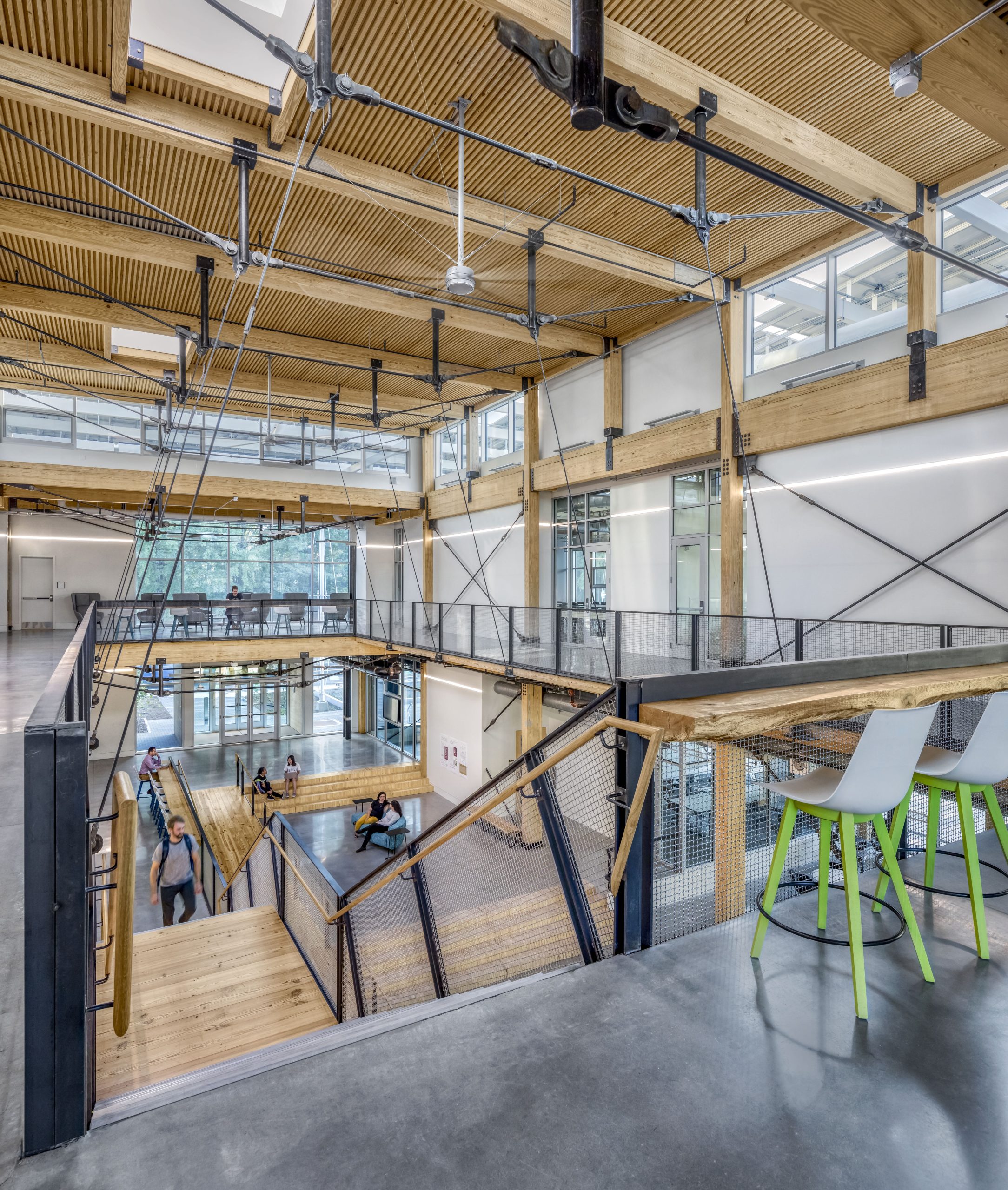 georgia tech The Kendeda Building for Innovative Sustainable Design Kawneer curtain wall storefront framing entrances aluminum sustainability framing systems