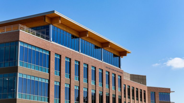 Nieri Family Alumni and Visitors Center Kawneer Clemson University Curtain Wall Storefront Framing Entrances