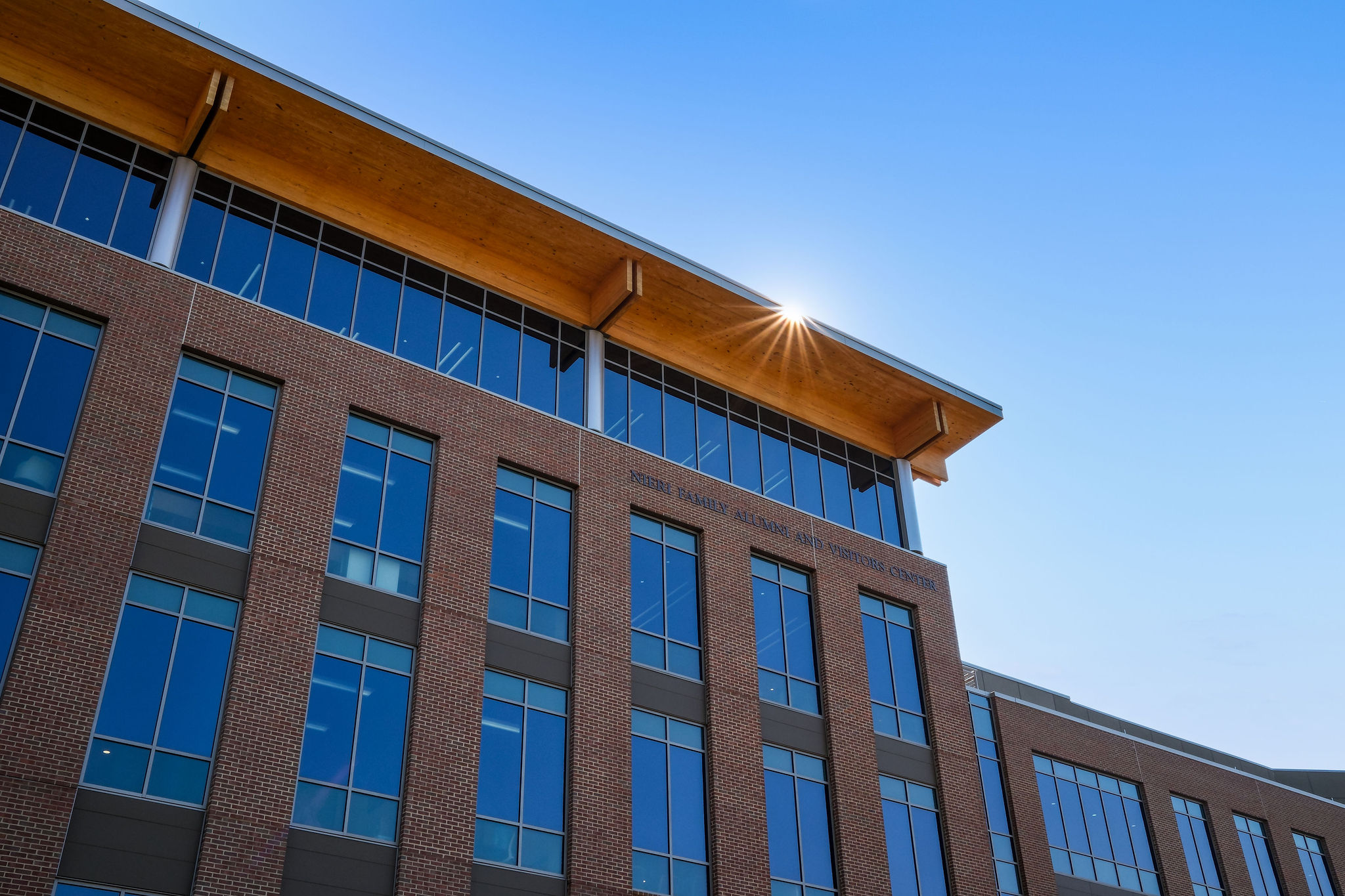 Nieri Family Alumni and Visitors Center Kawneer Clemson University Curtain Wall Storefront Framing Entrances
