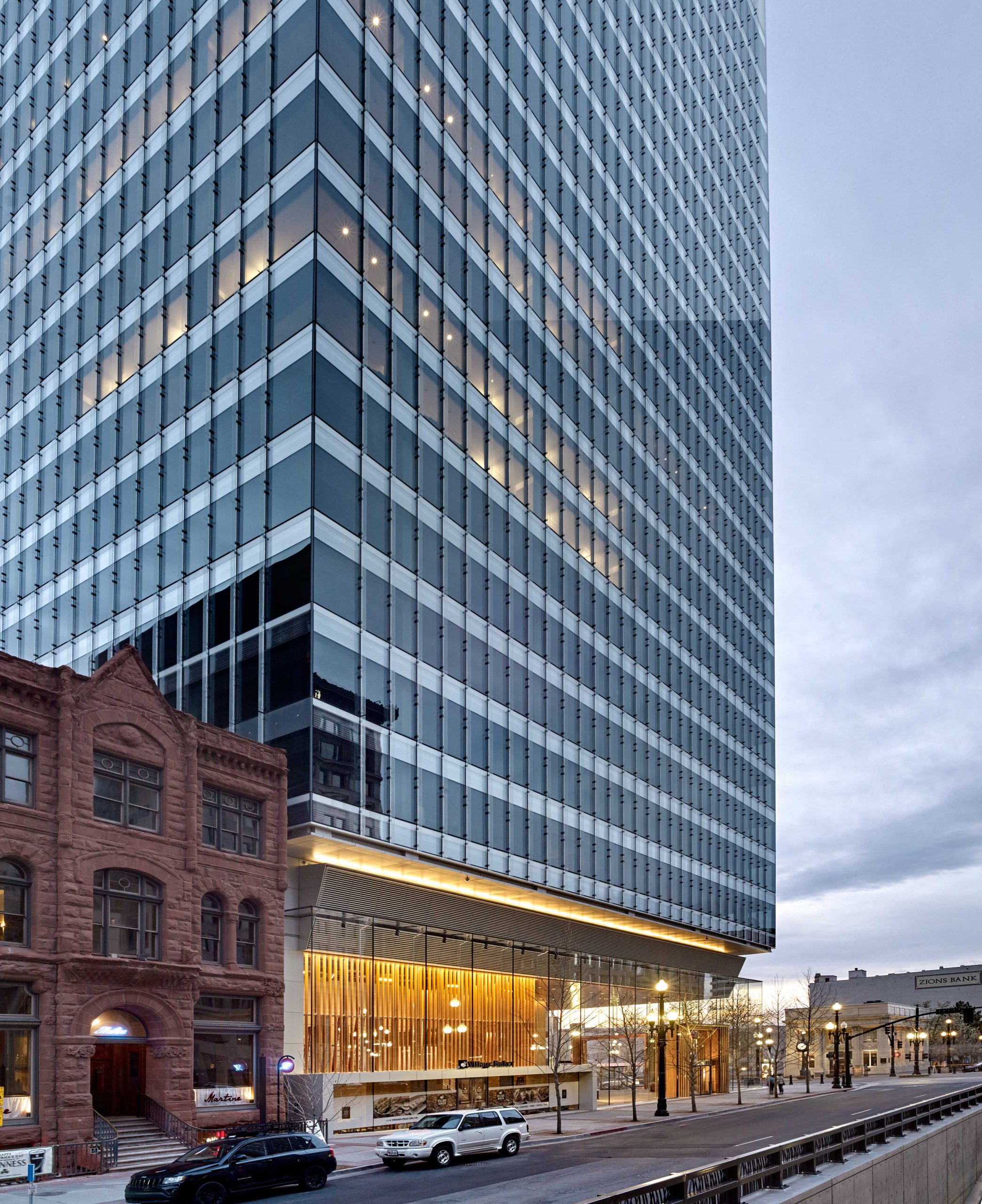 111 Main Salt Lake City Utah Kawneer Collaborative Unitized Curtain Wall